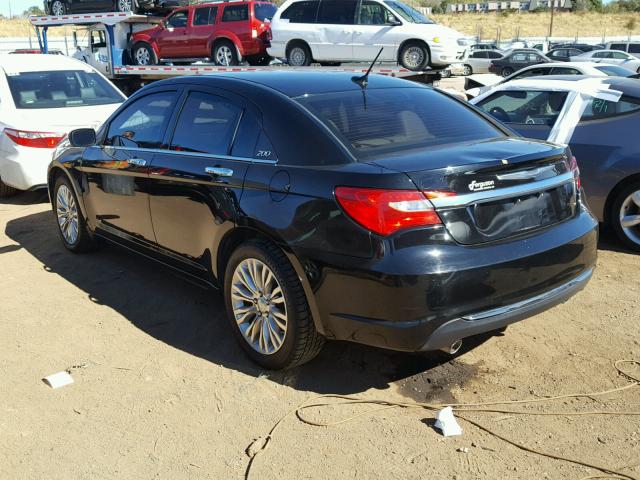 1C3CCBCG8DN578126 - 2013 CHRYSLER 200 LIMITE BLACK photo 3