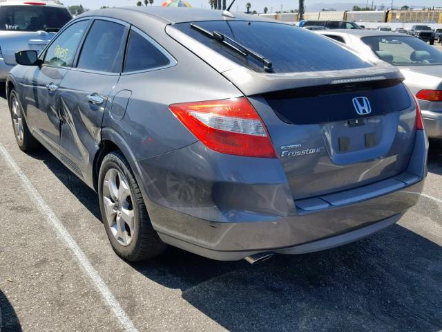 5J6TF1H52AL010184 - 2010 HONDA ACCORD CRO GRAY photo 3