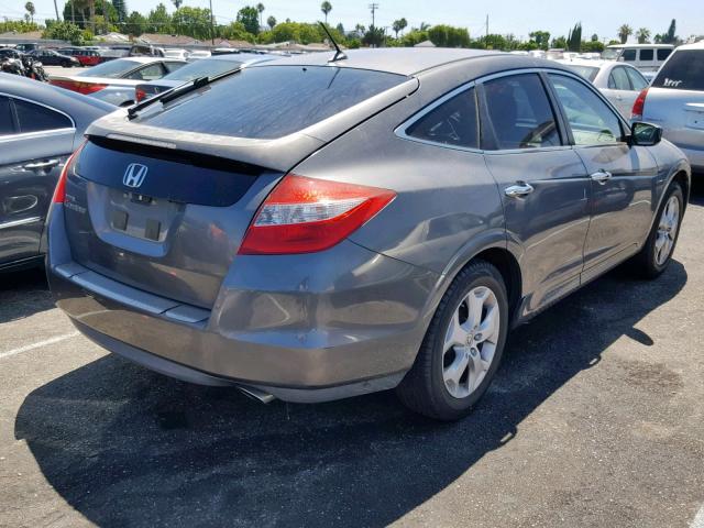 5J6TF1H52AL010184 - 2010 HONDA ACCORD CRO GRAY photo 4