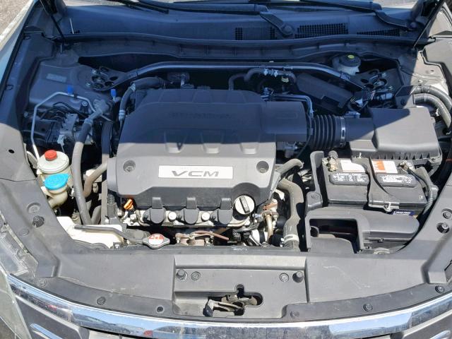 5J6TF1H52AL010184 - 2010 HONDA ACCORD CRO GRAY photo 7