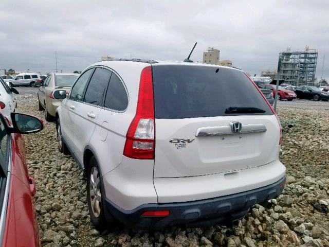 JHLRE38718C021318 - 2008 HONDA CR-V EXL WHITE photo 3