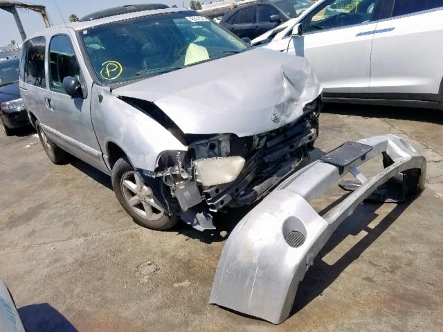 4N2ZN17T41D802931 - 2001 NISSAN QUEST GLE SILVER photo 1