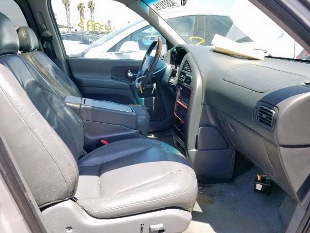 4N2ZN17T41D802931 - 2001 NISSAN QUEST GLE SILVER photo 5