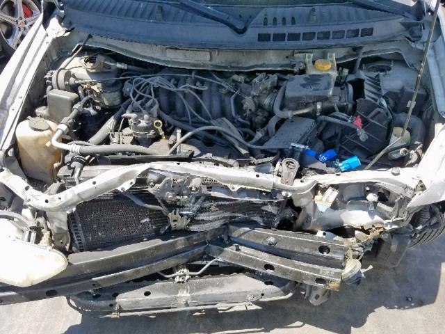 4N2ZN17T41D802931 - 2001 NISSAN QUEST GLE SILVER photo 7