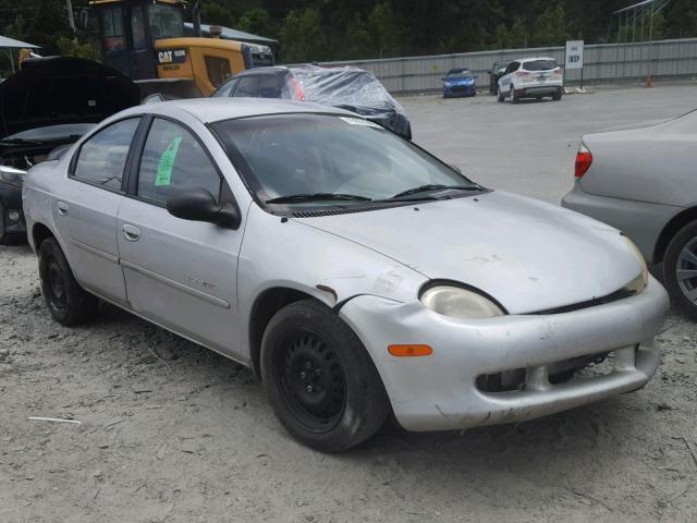 1B3ES46C31D181731 - 2001 DODGE NEON SE SILVER photo 1