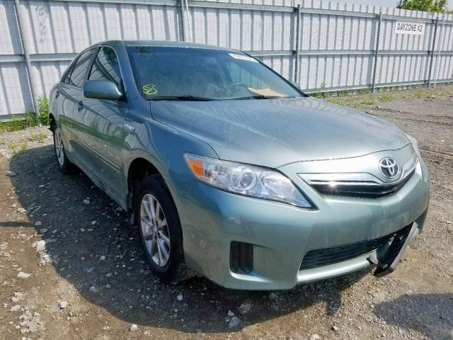 4T1BB3EK9BU132891 - 2011 TOYOTA CAMRY HYBR GREEN photo 1