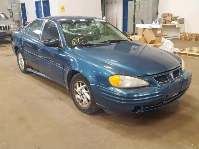 1G2NF52E42M550747 - 2002 PONTIAC GRAND AM S TEAL photo 1