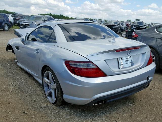 WDDPK4HA8DF059254 - 2013 MERCEDES-BENZ SLK 250 SILVER photo 3