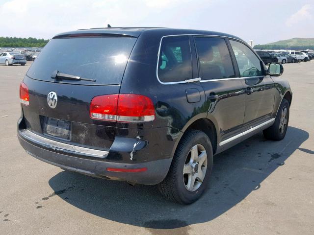 WVGZG77L16D017320 - 2006 VOLKSWAGEN TOUAREG 3. BLACK photo 4