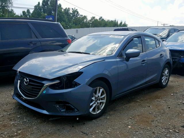 JM1BM1N7XG1329303 - 2016 MAZDA 3 GRAND TO BLUE photo 2