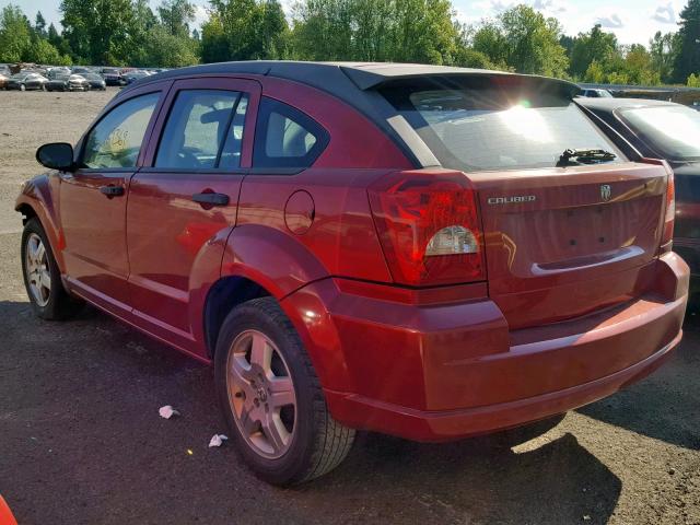 1B3HB28B68D742228 - 2008 DODGE CALIBER RED photo 3