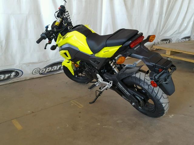 MLHJC7518J5011061 - 2018 HONDA GROM 125 YELLOW photo 3