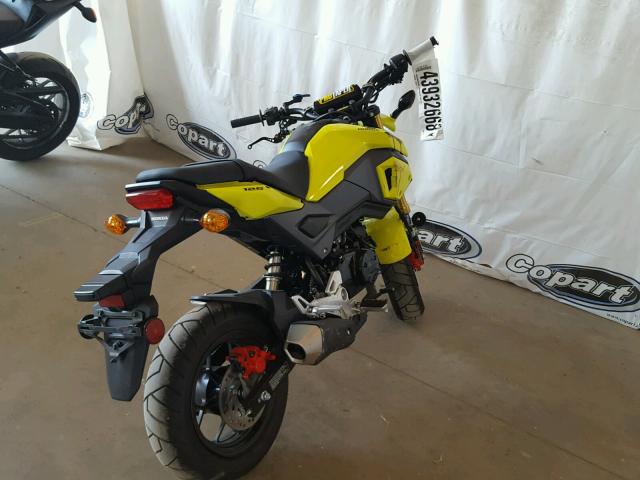 MLHJC7518J5011061 - 2018 HONDA GROM 125 YELLOW photo 4