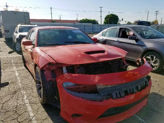 2C3CDXEJ4GH241355 - 2016 DODGE CHARGER SR RED photo 1