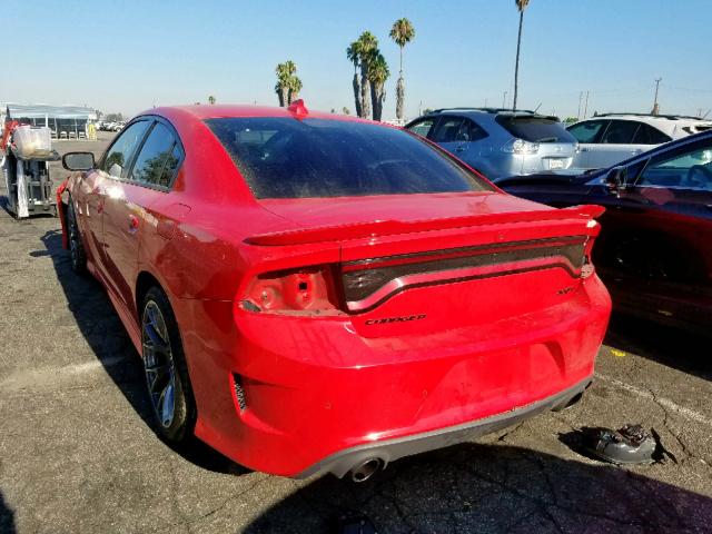 2C3CDXEJ4GH241355 - 2016 DODGE CHARGER SR RED photo 3