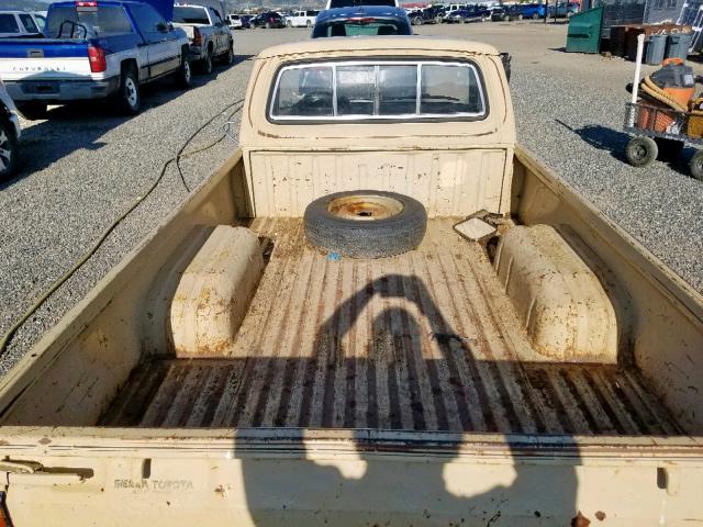 RN42124759 - 1980 TOYOTA PICKUP TAN photo 6