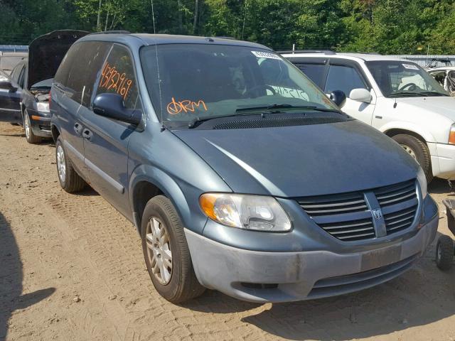 1D4GP25R57B204615 - 2007 DODGE CARAVAN SE GREEN photo 1