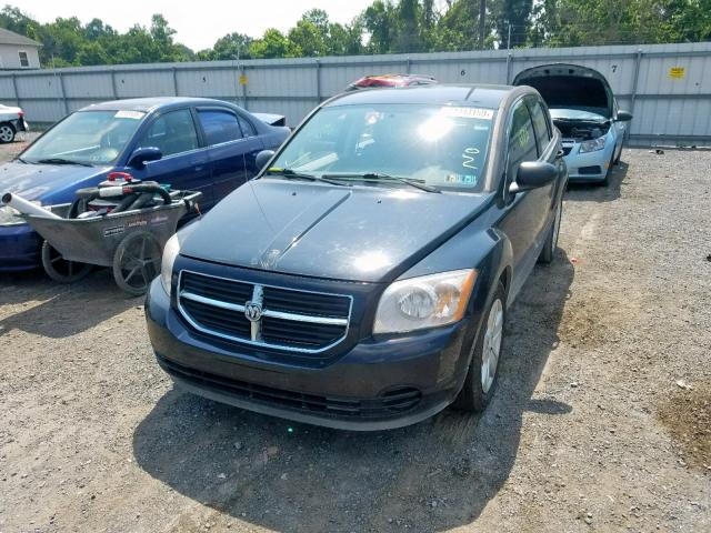 1B3HB48B87D403884 - 2007 DODGE CALIBER SX BLACK photo 2