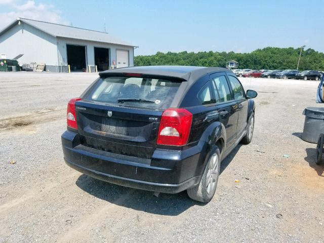 1B3HB48B87D403884 - 2007 DODGE CALIBER SX BLACK photo 4