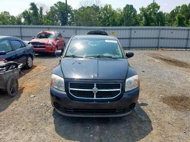 1B3HB48B87D403884 - 2007 DODGE CALIBER SX BLACK photo 9