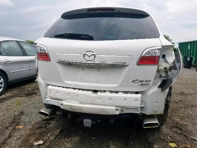 JM3TB3MV5A0236912 - 2010 MAZDA CX-9 WHITE photo 9