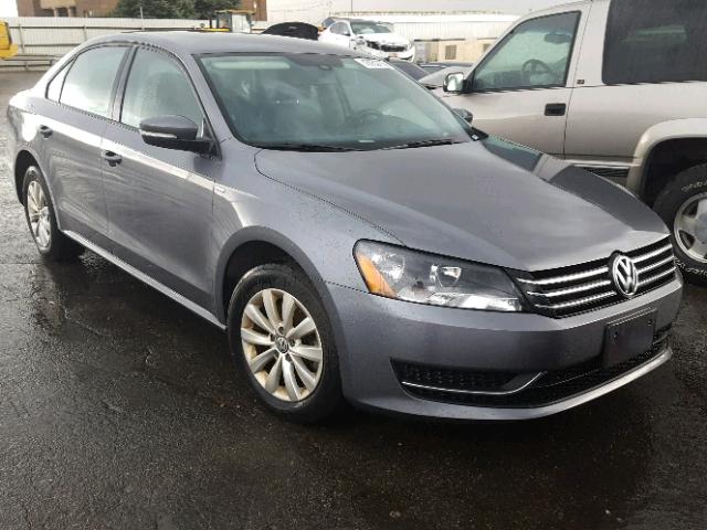 1VWAT7A32FC056930 - 2015 VOLKSWAGEN PASSAT S GRAY photo 1