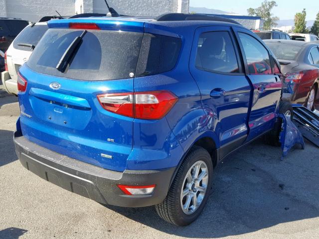 MAJ3P1TEXJC216899 - 2018 FORD ECOSPORT S BLUE photo 4