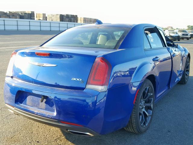 2C3CCABGXKH515093 - 2019 CHRYSLER 300 S BLUE photo 4