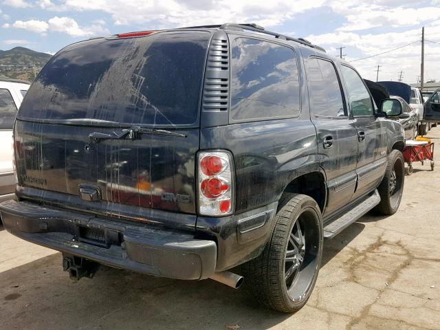 1GKEK13Z62R203381 - 2002 GMC YUKON BLACK photo 4