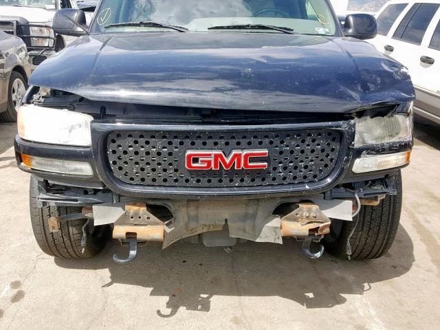 1GKEK13Z62R203381 - 2002 GMC YUKON BLACK photo 9