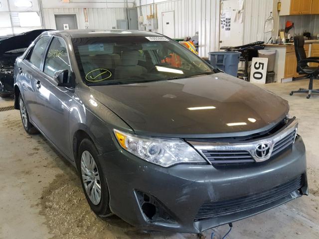 4T4BF1FK0CR238208 - 2012 TOYOTA CAMRY BASE GRAY photo 1