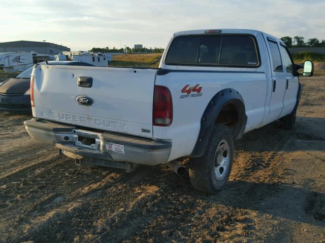 1FTWW31Y76ED23875 - 2006 FORD F350 SRW S WHITE photo 4