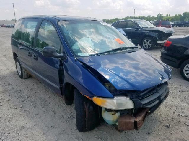 2B4FP25B9YR673301 - 2000 DODGE CARAVAN BLUE photo 1