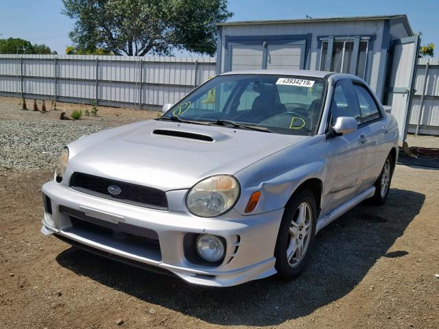 JF1GD29652G528073 - 2002 SUBARU IMPREZA WR SILVER photo 2