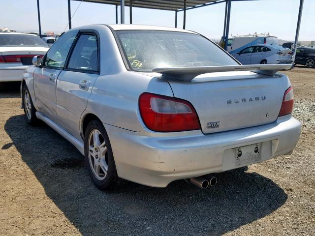 JF1GD29652G528073 - 2002 SUBARU IMPREZA WR SILVER photo 3