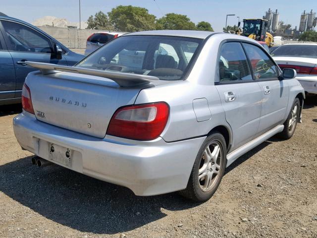 JF1GD29652G528073 - 2002 SUBARU IMPREZA WR SILVER photo 4