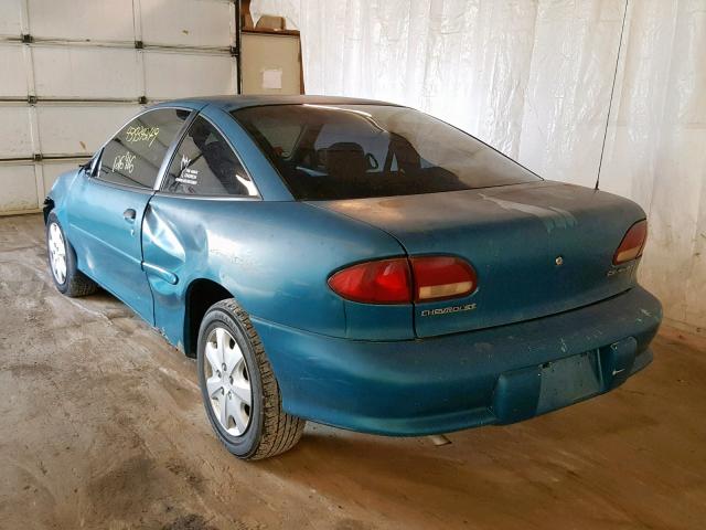 3G1JC1247WS844435 - 1998 CHEVROLET CAVALIER B BLUE photo 3