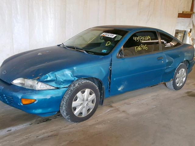 3G1JC1247WS844435 - 1998 CHEVROLET CAVALIER B BLUE photo 9