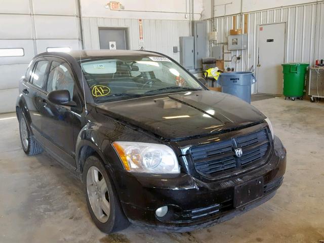 1B3HB48B57D236416 - 2007 DODGE CALIBER SX BLACK photo 1