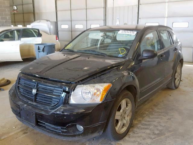 1B3HB48B57D236416 - 2007 DODGE CALIBER SX BLACK photo 2