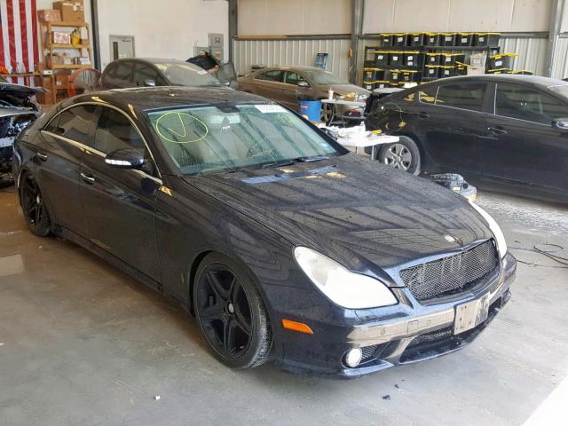 WDDDJ72X08A115744 - 2008 MERCEDES-BENZ CLS 550 BLACK photo 1