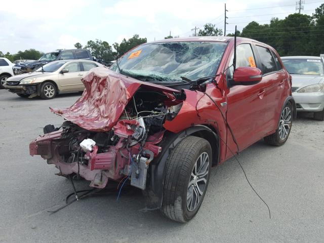 JA4AP3AU9HZ040551 - 2017 MITSUBISHI OUTLANDER RED photo 2