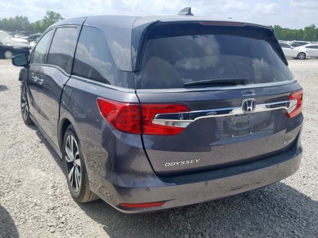 5FNRL6H93KB061321 - 2019 HONDA ODYSSEY EL GRAY photo 3