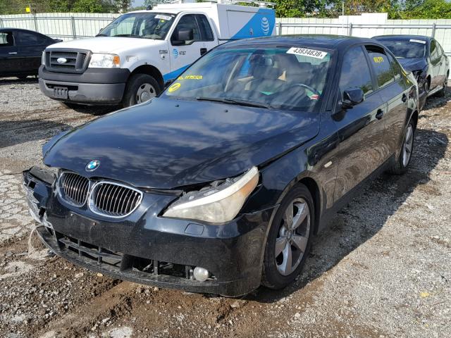 WBANF735X7CY17552 - 2007 BMW 530 XI BLACK photo 2