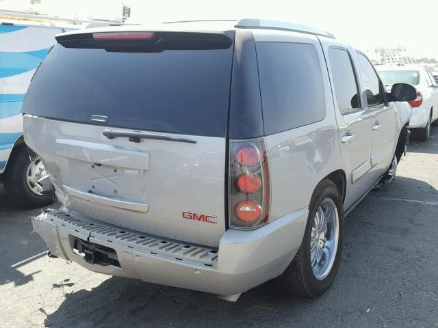 1GKFK63897J284777 - 2007 GMC YUKON DENA SILVER photo 4