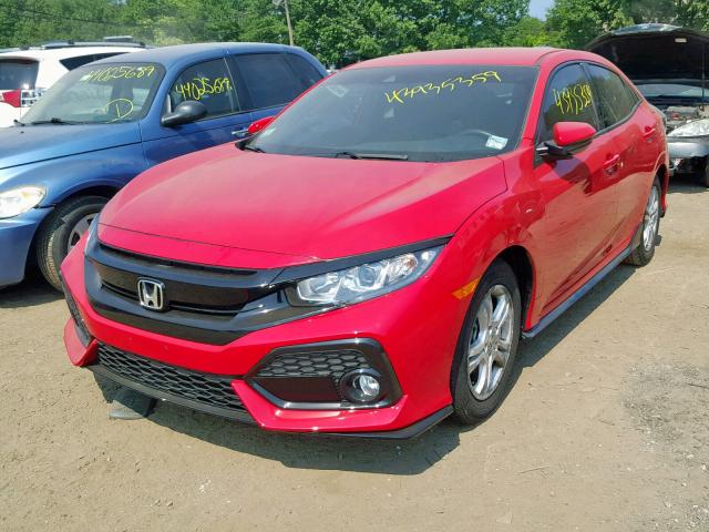 SHHFK7G43KU210424 - 2019 HONDA CIVIC SPOR RED photo 2