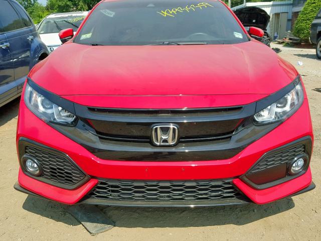 SHHFK7G43KU210424 - 2019 HONDA CIVIC SPOR RED photo 9