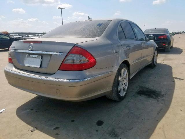 WDBUF56X87B016400 - 2007 MERCEDES-BENZ E 350 GRAY photo 4