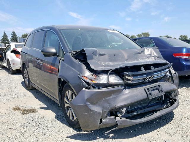 5FNRL5H35GB143547 - 2016 HONDA ODYSSEY SE GRAY photo 1