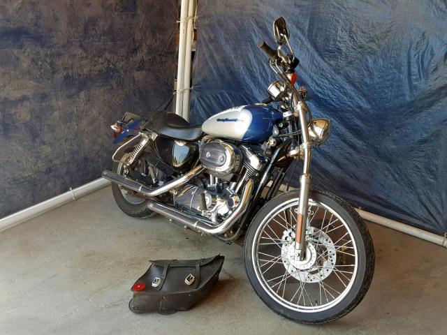 1HD1CGP196K410262 - 2006 HARLEY-DAVIDSON XL1200 C BLUE photo 1